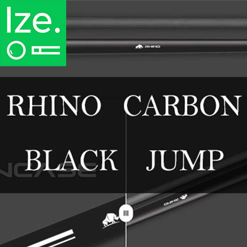 RHINO ライノ ビリヤード カーボン ジャンプキュー 【BLACK】Rhino Jump Cue - Black