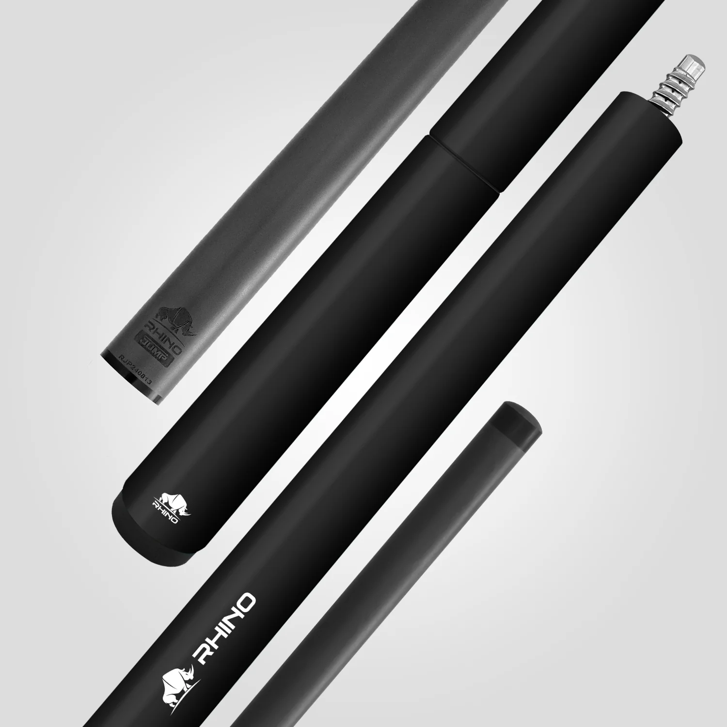 RHINO ライノ ビリヤード カーボン ジャンプキュー 【BLACK】Rhino Jump Cue - Black