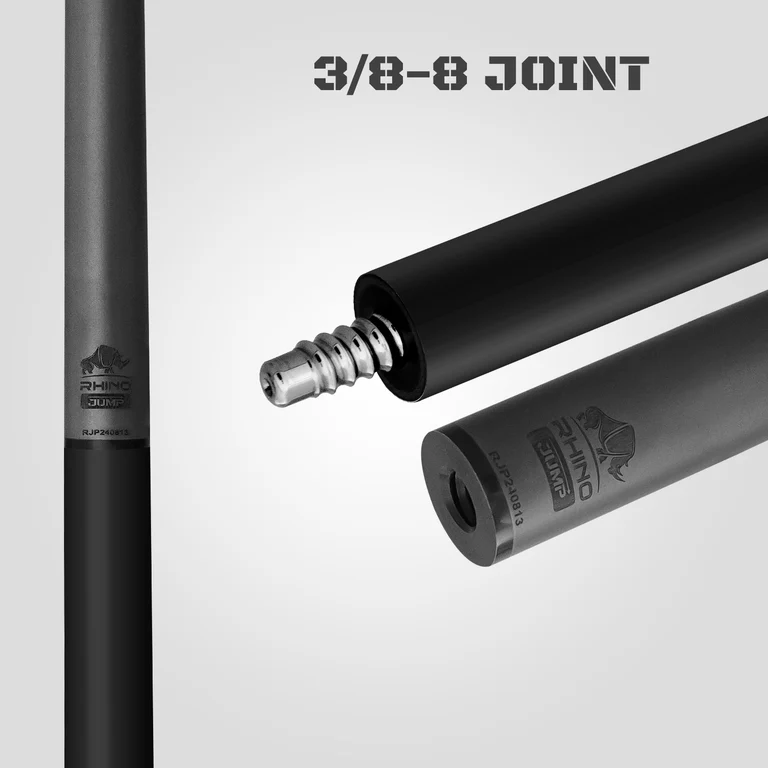 RHINO ライノ ビリヤード カーボン ジャンプキュー 【BLACK】Rhino Jump Cue - Black