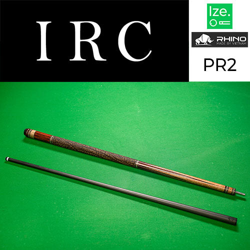 RHINO ライノ ビリヤード カーボンキュー 【IRC】 Ize. × RHINO コラボ企画 プレミアムシリーズ 本革グリップ