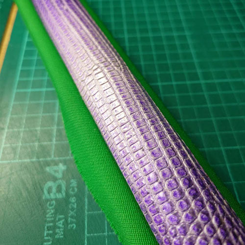 【Platinum Lizard】リザード革巻きオーダー 柄入り