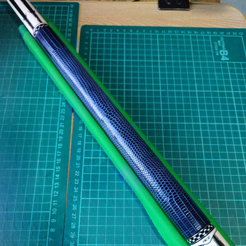 【Platinum Lizard】リザード革巻きオーダー 単色