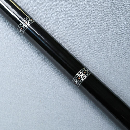 JETCUE ジェットキュー ビリヤード カーボンシャフト搭載キュー【Stellar】STE1 ココボロ × 天然黒檀木(エボニー)ラグジュアリーインレイ ノーラップモデル