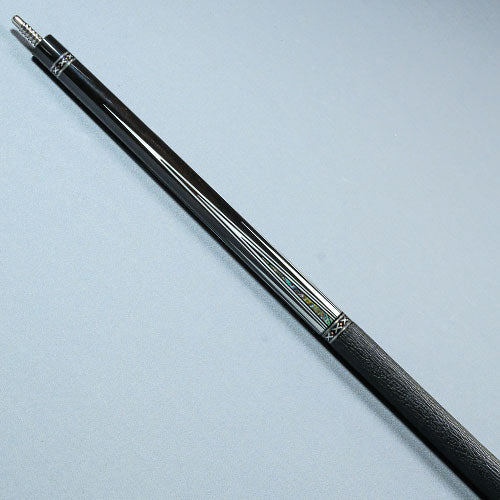 JETCUE ジェットキュー ビリヤード カーボンシャフト搭載キュー【Glint】GLI1 天然黒檀木（エボニー） クラシックインレイモデル