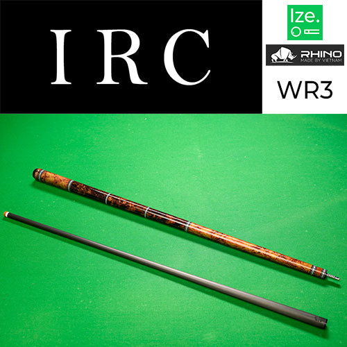 RHINO ライノ ビリヤード カーボンキュー 【IRC】 Ize. × RHINO コラボ企画 ノーラップシリーズ ノーラップグリップ
