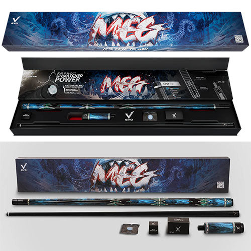 EVO エボ ビリヤード グラスファイバーキュー 【MEG】 EVO MEG MAXBING EDITION コンプリートキット ノーラップ