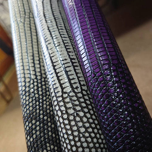 【Platinum Lizard】リザード革巻きオーダー　柄入り